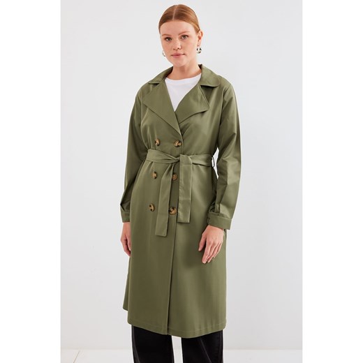 Happiness Istanbul Trencz w kolorze khaki Happiness Istanbul 44 wyprzedaż Limango Polska