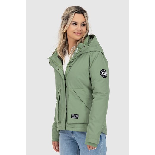 alife and kickin Kurtka zimowa &quot;NaomiAK&quot; w kolorze zielonym Alife And Kickin XS Limango Polska promocja
