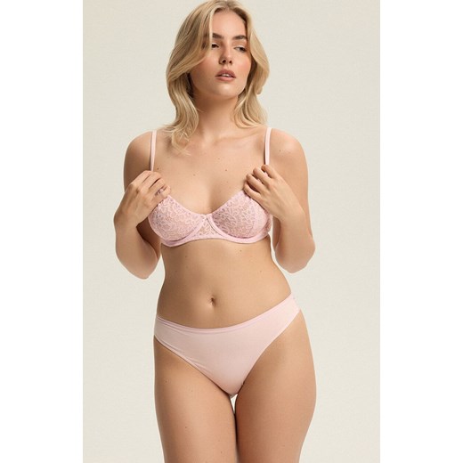 Esotiq koronkowe figi damskie Bloovii Arien 43859-03X, Kolor jasnoróżowy, Rozmiar L, BLOOVII ze sklepu Intymna w kategorii Majtki damskie - zdjęcie 187057272