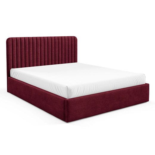 Czerwone nowoczesne łóżko tapicerowane 3 rozmiary A4-B22 ze sklepu Edinos.pl w kategorii Łóżka i materace - zdjęcie 187057530