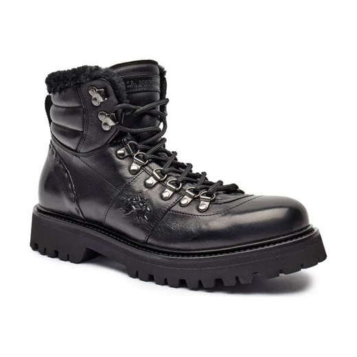 La Martina Skórzane buty wysokie ze sklepu Gomez Fashion Store w kategorii Buty zimowe męskie - zdjęcie 187057683
