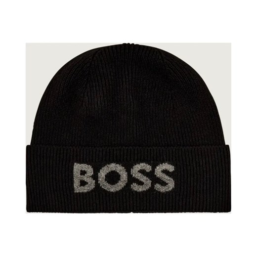 BOSS BLACK Czapka Elios | z dodatkiem wełny ze sklepu Gomez Fashion Store w kategorii Czapki zimowe męskie - zdjęcie 187057752