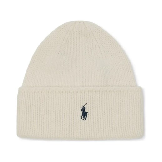 POLO RALPH LAUREN Wełniana czapka PONY ze sklepu Gomez Fashion Store w kategorii Czapki zimowe damskie - zdjęcie 187057791