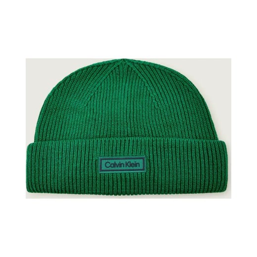 Calvin Klein Wełniana czapka | z dodatkiem kaszmiru ze sklepu Gomez Fashion Store w kategorii Czapki zimowe męskie - zdjęcie 187057873