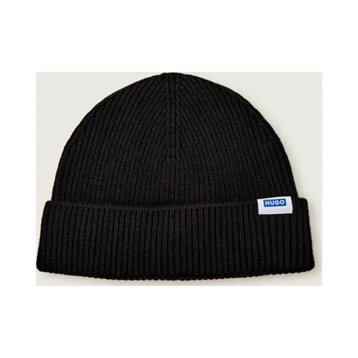 Hugo Blue Czapka Xiav | z dodatkiem wełny ze sklepu Gomez Fashion Store w kategorii Czapki zimowe męskie - zdjęcie 187057891