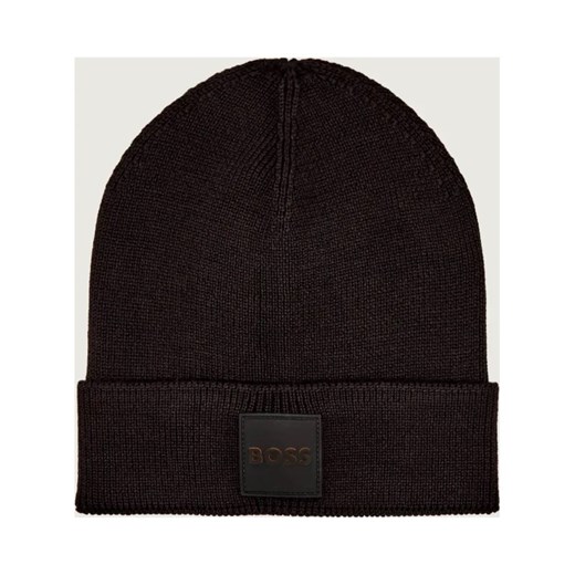 BOSS ORANGE Wełniana czapka Foxxy_R ze sklepu Gomez Fashion Store w kategorii Czapki zimowe męskie - zdjęcie 187057892