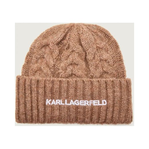 Karl Lagerfeld Czapka k/essential | z dodatkiem wełny ze sklepu Gomez Fashion Store w kategorii Czapki zimowe damskie - zdjęcie 187057962