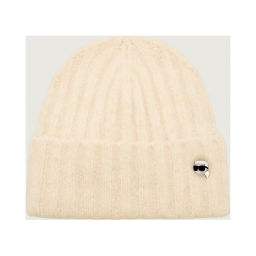 Karl Lagerfeld Czapka Ikon pin | z dodatkiem wełny ze sklepu Gomez Fashion Store w kategorii Czapki zimowe damskie - zdjęcie 187057980