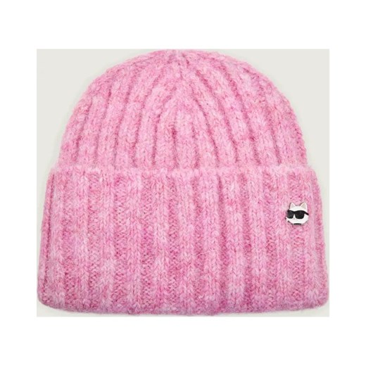 Karl Lagerfeld Czapka Ikon choup | z dodatkiem wełny ze sklepu Gomez Fashion Store w kategorii Czapki zimowe damskie - zdjęcie 187057982