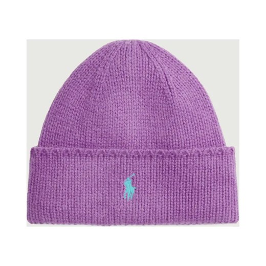 POLO RALPH LAUREN Wełniana czapka PONY ze sklepu Gomez Fashion Store w kategorii Czapki zimowe damskie - zdjęcie 187058030