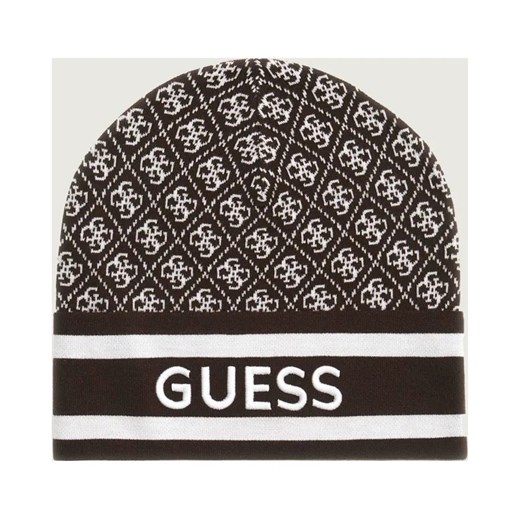 GUESS Czapka SEVYN | z dodatkiem wełny ze sklepu Gomez Fashion Store w kategorii Czapki zimowe damskie - zdjęcie 187058034