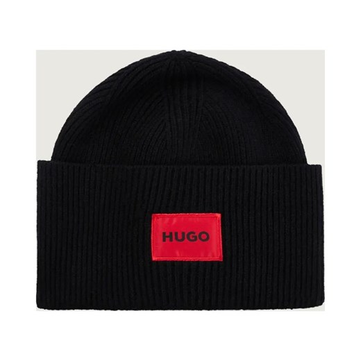 HUGO Wełniana czapka Xaff 6 ze sklepu Gomez Fashion Store w kategorii Czapki zimowe męskie - zdjęcie 187058044