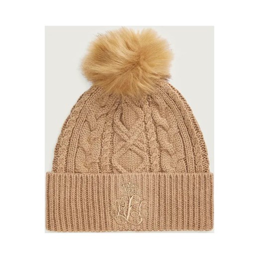 LAUREN RALPH LAUREN Czapka | z dodatkiem wełny ze sklepu Gomez Fashion Store w kategorii Czapki zimowe damskie - zdjęcie 187058082