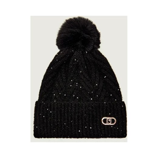 Liu Jo Czapka | z dodatkiem wełny ze sklepu Gomez Fashion Store w kategorii Czapki zimowe damskie - zdjęcie 187058142