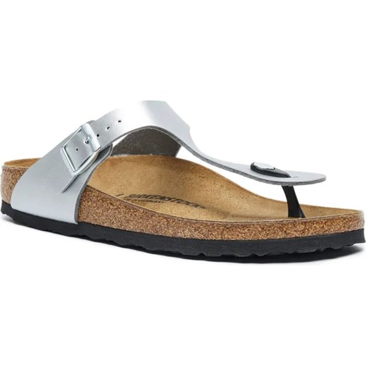 Birkenstock Japonki Gizeh | z dodatkiem skóry | narrow fit ze sklepu Gomez Fashion Store w kategorii Klapki damskie - zdjęcie 187058383