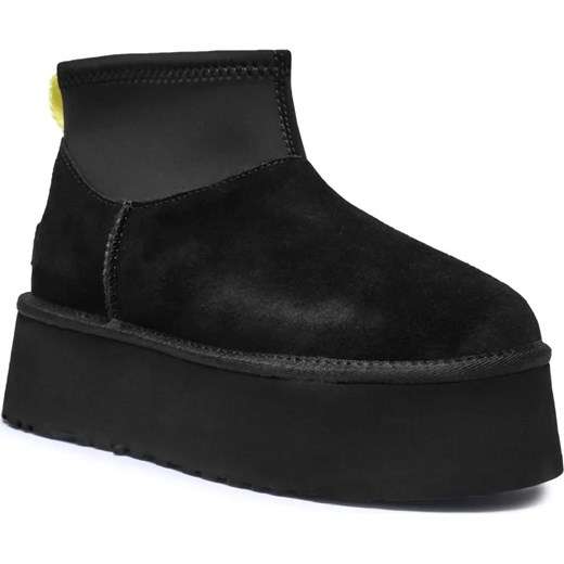 UGG Śniegowce Classic Mini Dipper | wełna | zamsz ze sklepu Gomez Fashion Store w kategorii Śniegowce damskie - zdjęcie 187058402