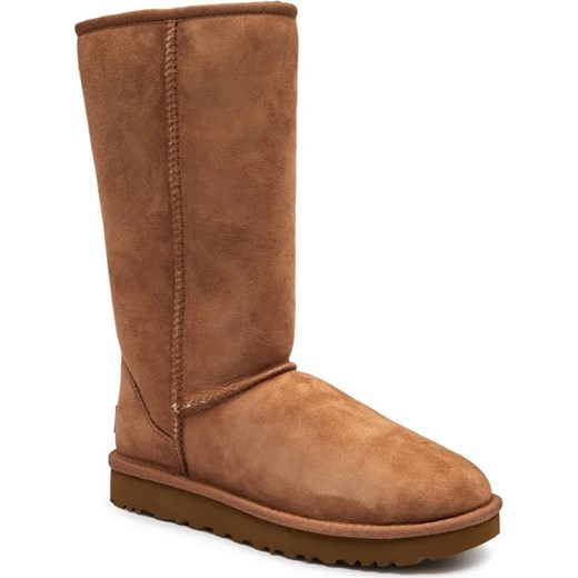 UGG Śniegowce CLASSIC TALL II | wełna | zamsz ze sklepu Gomez Fashion Store w kategorii Śniegowce damskie - zdjęcie 187058422