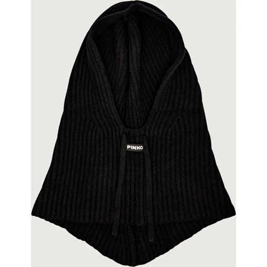 Pinko Wełniana kominiarka MEKONG BOBTAIL | z dodatkiem kaszmiru ze sklepu Gomez Fashion Store w kategorii Czapki zimowe damskie - zdjęcie 187058440