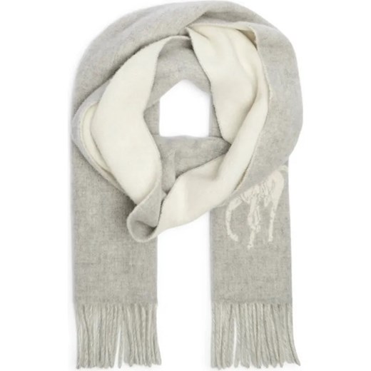 POLO RALPH LAUREN Wełniany szal POLO PLAYER ze sklepu Gomez Fashion Store w kategorii Szaliki i chusty damskie - zdjęcie 187058443