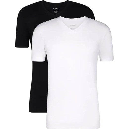 Karl Lagerfeld T-shirt 2-pack | Regular Fit ze sklepu Gomez Fashion Store w kategorii T-shirty męskie - zdjęcie 187058520