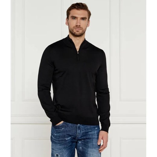BOSS BLACK Wełniany golf Ebenji | Regular Fit ze sklepu Gomez Fashion Store w kategorii Swetry męskie - zdjęcie 187058521