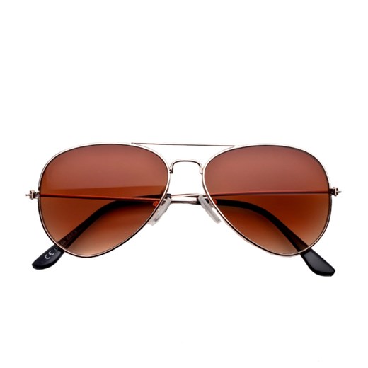 OKULARY RIALTO CLASSIC AVIATOR BRĄZOWE MARKI BRYLOVE allora brazowy aviator