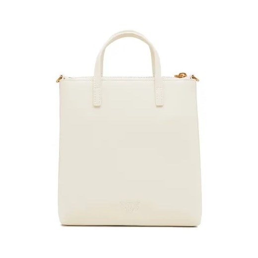 Pinko Skórzana torebka na ramię MINI SHOPPER VITELLO SETA Pinko OS Gomez Fashion Store