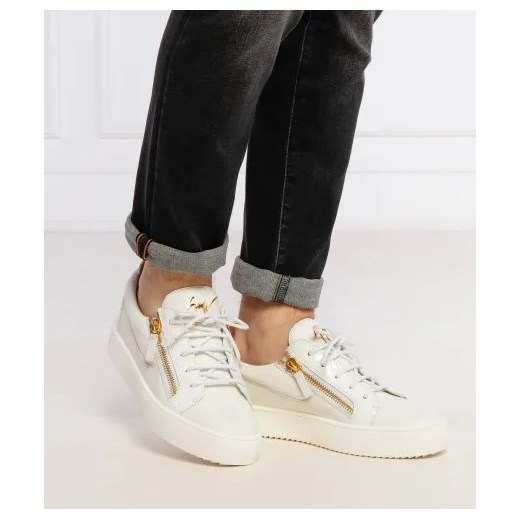 Giuseppe Zanotti Skórzane trampki S LOGOBALL Giuseppe Zanotti 43 Gomez Fashion Store