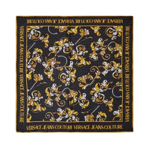 Versace Jeans Couture Jedwabna chusta OS Gomez Fashion Store promocyjna cena