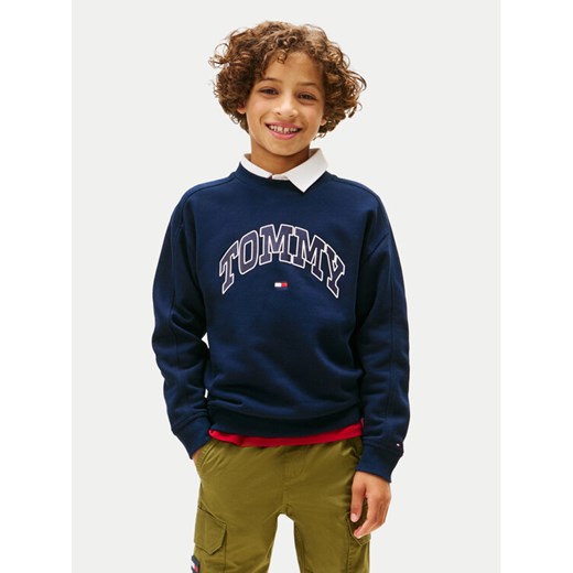 Tommy Hilfiger Bluza Varsity KB0KB09899 Granatowy Regular Fit - id: 0000305375155 - marki Tommy Hilfiger - 187188123 Tommy Hilfiger Bluza Varsity KB0KB09899 Granatowy Regular Fit ze sklepu MODIVO w kategorii Bluzy chłopięce - zdjęcie 187188123