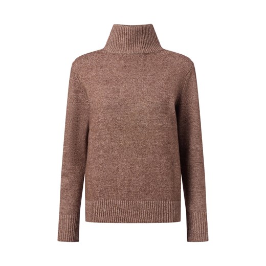 VG Sweter damski z dzianiny Kobiety brązowy marmurkowy ze sklepu vangraaf w kategorii Swetry damskie - zdjęcie 187188544