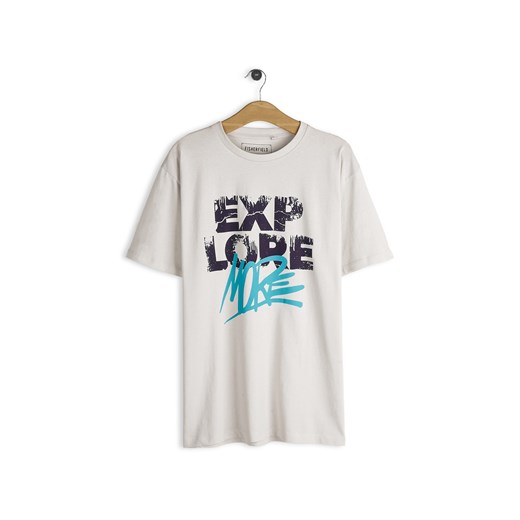 GATE Bawełniana koszulka z napisem S ze sklepu gateshop w kategorii T-shirty męskie - zdjęcie 187188713