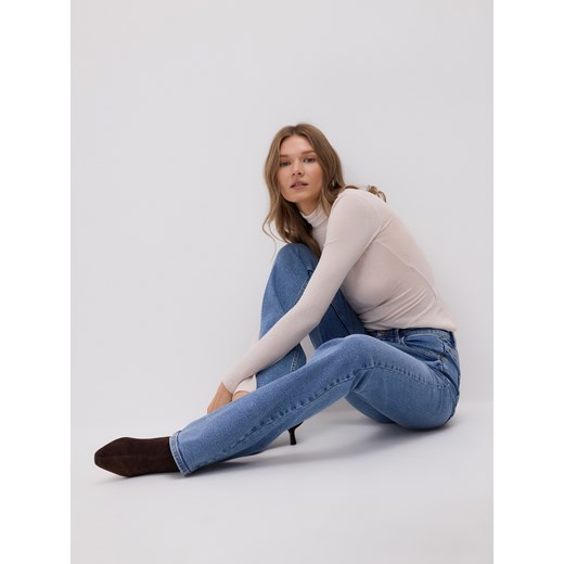Reserved - Jeansy flare bootcut - niebieski ze sklepu Reserved w kategorii Jeansy damskie - zdjęcie 187189380