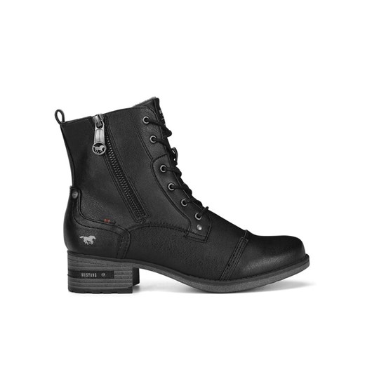 Trzewiki Mustang 1229-513 Czarny Mustang 42 eobuwie.pl