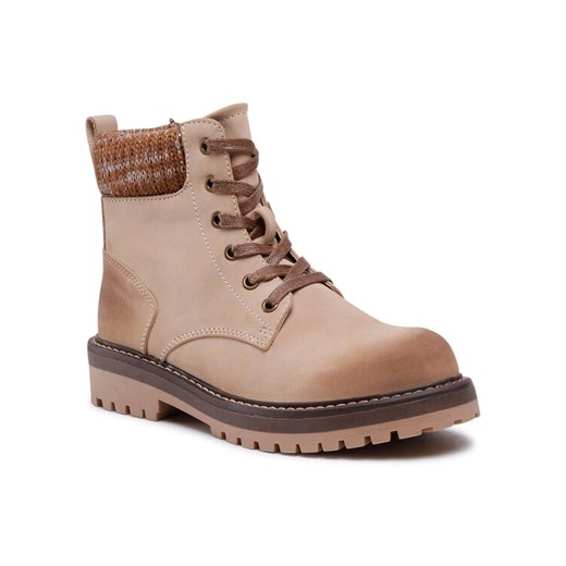 Clara Barson Trapery WS2911-03 Beżowy ze sklepu MODIVO w kategorii Workery damskie - zdjęcie 187191013