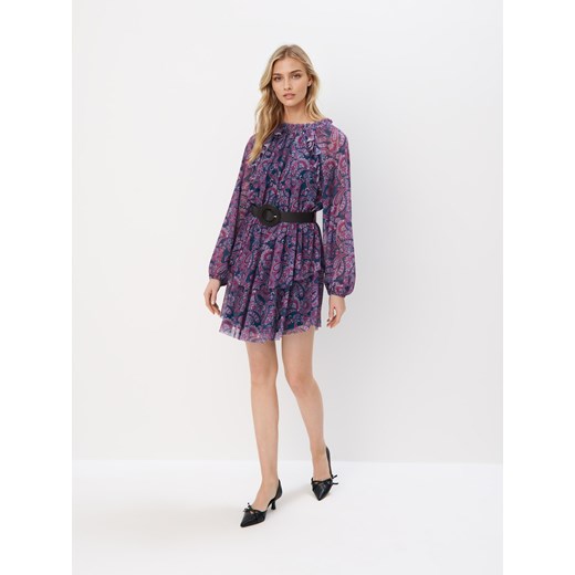 Mohito - Sukienka mini z paskiem - granatowy ze sklepu Mohito w kategorii Sukienki - zdjęcie 187191110