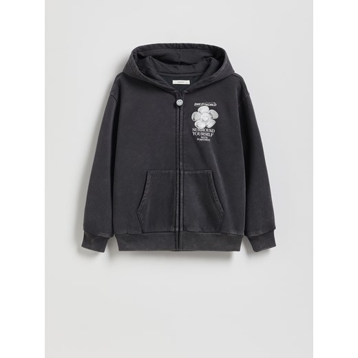 Reserved - Bluza SmileyWorld® - ciemnoszary ze sklepu Reserved w kategorii Bluzy dziewczęce - zdjęcie 187191442