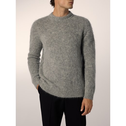 Reserved - Sweter z wełny i alpaki - ciemnoszary ze sklepu Reserved w kategorii Swetry męskie - zdjęcie 187191521