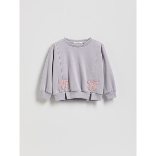 Reserved - Bluza z haftem - jasnoszary - id: 596GT-09X - marki Reserved - 187191584 Reserved - Bluza z haftem - jasnoszary ze sklepu Reserved w kategorii Bluzy dziewczęce - zdjęcie 187191584
