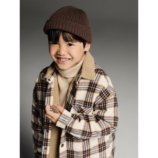 Reserved - Czapka z wiskozą - brązowy Reserved 9-13 lat Reserved