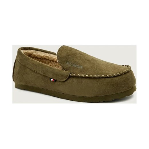 Tommy Hilfiger Ocieplane mokasyny DRIVER ze sklepu Gomez Fashion Store w kategorii Kapcie męskie - zdjęcie 187192722