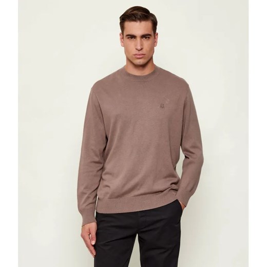 Armani Exchange Sweter | Regular Fit | z dodatkiem jedwabiu Armani Exchange L Gomez Fashion Store