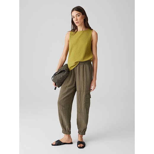 OPUS Top w kolorze zielonym Opus 36 okazja Limango Polska