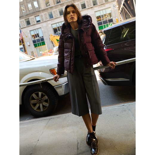 Reserved - Bermudy z paskiem - szary ze sklepu Reserved w kategorii Spodnie damskie - zdjęcie 187196344