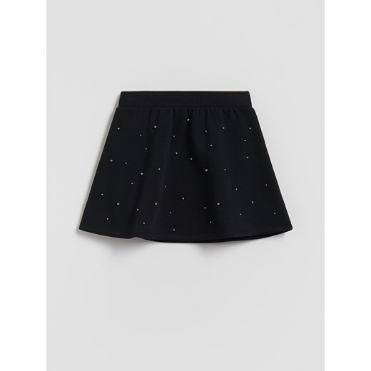 Reserved - Spódnica z aplikacją - czarny ze sklepu Reserved w kategorii Spódnice dziewczęce - zdjęcie 187196381