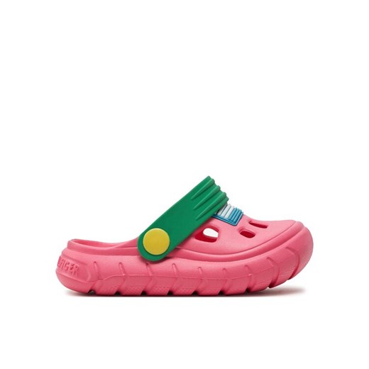 Klapki Tommy Hilfiger Comfy Sandal T3A2-33291-0083 M Różowy ze sklepu eobuwie.pl w kategorii Klapki dziecięce - zdjęcie 187196793