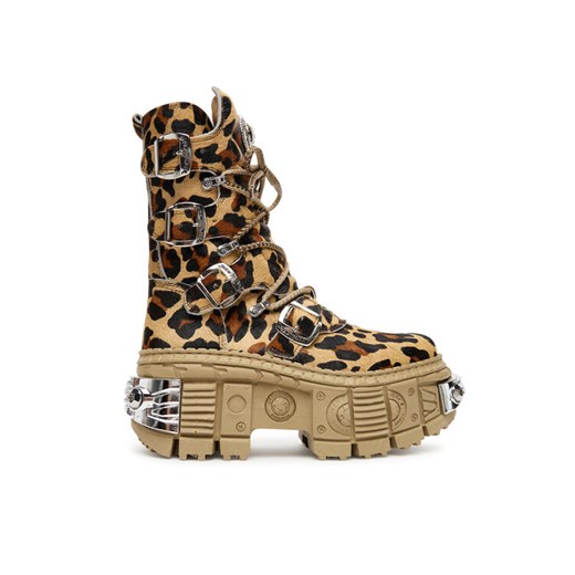 Trzewiki NEW ROCK M-WALL373 Beżowy ze sklepu eobuwie.pl w kategorii Botki - zdjęcie 187196812