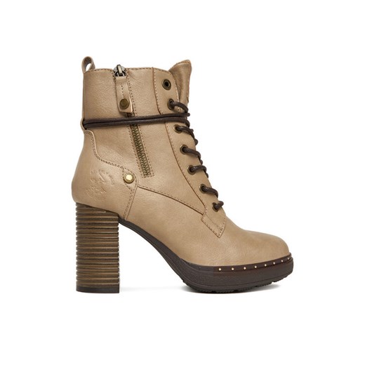 Trzewiki Beverly Hills Polo Club CEO-WS6632-02 Beżowy ze sklepu eobuwie.pl w kategorii Botki - zdjęcie 187196854