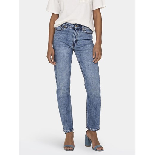 ONLY Jeansy Emily 15195573 Niebieski Straight Fit ze sklepu MODIVO w kategorii Jeansy damskie - zdjęcie 187197521