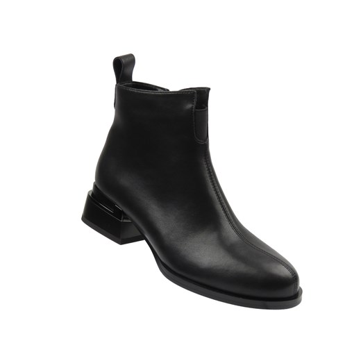 Botki damskie Cambell 25-60324, czarne ze sklepu ulubioneobuwie w kategorii Botki - zdjęcie 187197961